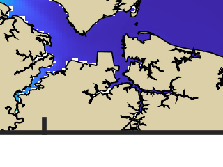 VIMS jellyfish map for today, Portsmouth